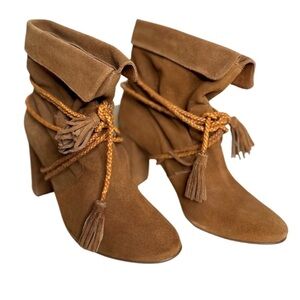 AREZZO SUEDE BOHO BOOTIES